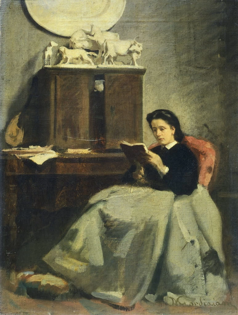 Ritratto di Gabrielle Coujère, moglie dell'artista - Palazzo Pitti. Firenze